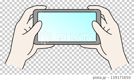 スマホを持つ手 スマホを持つ手 139171650