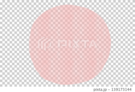 粉紅水彩垂直橢圓形手繪粉彩背景裝飾框透明材質徽章 139173144