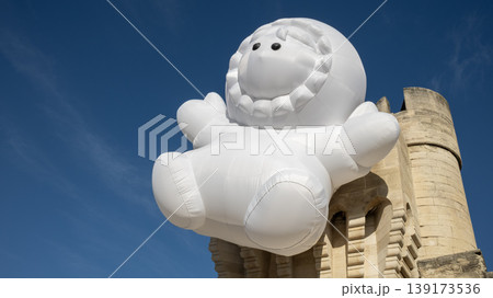 Avignon, France -December 27 2025: The Anooki inflatable sculptures, designed by Moetu Batlle and David Passegand, are featured in Avignon, France, for Christmas 2025 Avignon, France -December 27 2025: The Anooki inflatable sculptures, designed by Moetu Batlle and David Passegand, are featured in Avignon, France, for Christmas 2025 139173536