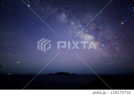 【徳島】南阿波サンラインから見た天の川 星景写真 【徳島】南阿波サンラインから見た天の川 星景写真 139173716