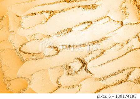 Background pattern on a yellow powder surface 139174195