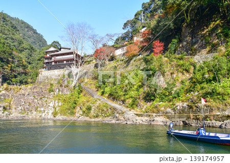 瀞峡めぐり　田戸の風景 139174957