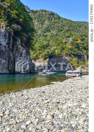 瀞峡めぐり　田戸乗船場の風景 139174960