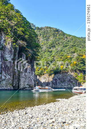 瀞峡めぐり　田戸乗船場の風景 139174961