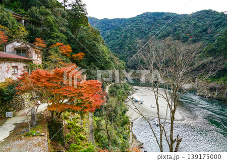 瀞峡めぐり　田戸乗船場の風景 139175000
