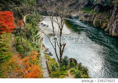 瀞峡めぐり　田戸乗船場の風景 139175023