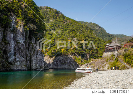 瀞峡めぐり 田戸乗船場の風景 瀞峡めぐり 田戸乗船場の風景 139175034