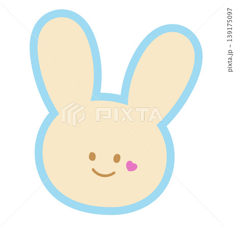Illustration of pastel bunny head shape for toy, kid doll, childhood, youth, department store, animal, sticker, rabbit cartoon, comic, mascot, happy easter, sticker, patch, mood, feeling, emotion Illustration of pastel bunny head shape for toy, kid doll, childhood, youth, department store, animal, sticker, rabbit cartoon, comic, mascot, happy easter, sticker, patch, mood, feeling, emotion 139175097