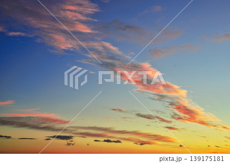 Sunset Sky Replacement Warm Horizon Pink Clouds Sunset Sky Replacement Warm Horizon Pink Clouds 139175181