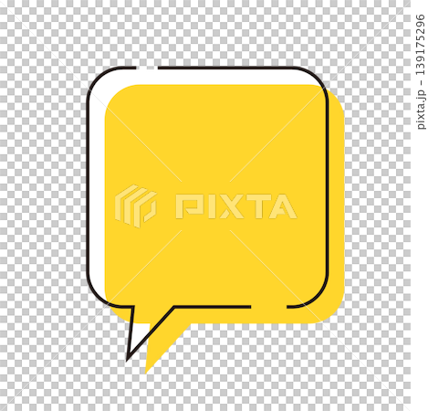 Simple speech bubble illustration Simple speech bubble illustration 139175296