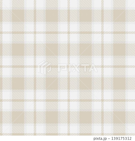 Classic Seamless Plaid Surface Pattern Design in Beige and White for Fashion Textiles and Home Decor Classic Seamless Plaid Surface Pattern Design in Beige and White for Fashion Textiles and Home Decor 139175312