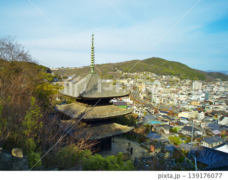 尾道市の千光寺公園と猫の細道周辺の情景 尾道市の千光寺公園と猫の細道周辺の情景 139176077