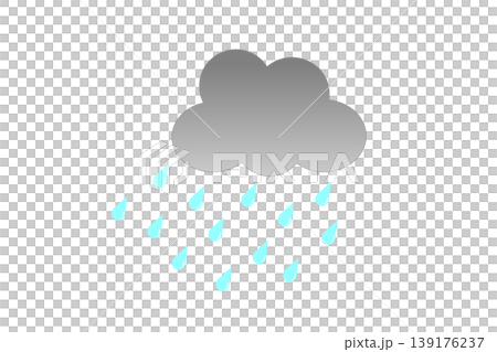 Illustration of clouds that bring rain Illustration of clouds that bring rain 139176237