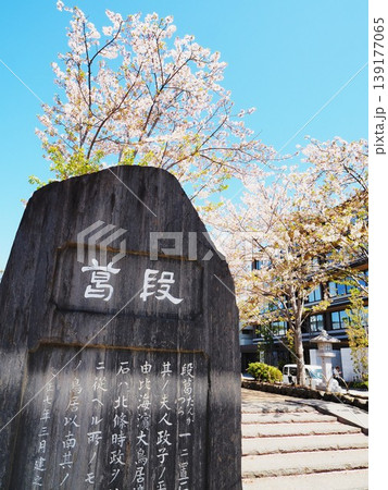 神奈川県　花見の季節の段葛の景観　4月 139177065
