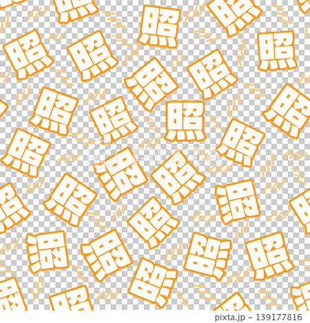 橙色燈光無縫圖案 橙色燈光無縫圖案 139177816