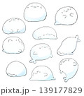 ゆるいもちもちアザラシセット 139177829