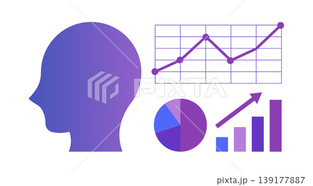 生成AI 人工知能 データ分析 ビジネス成長 DX 業務効率化 グラフ テクノロジー イメ 139177887