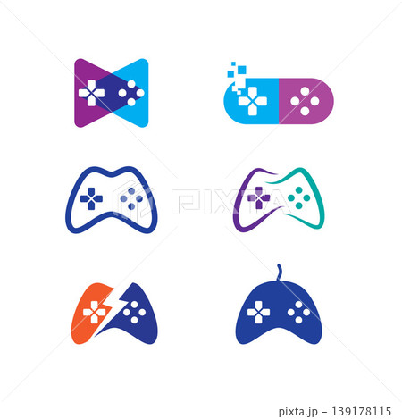 Joystick game illustration Joystick game illustration 139178115