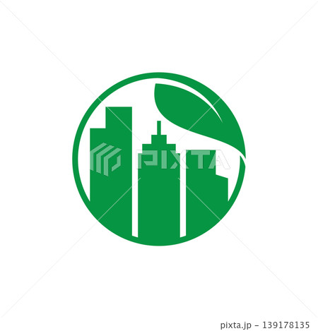 Green city icon Green city icon 139178135