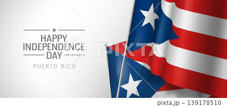 Puerto Rico happy independence day greeting card, banner vector illustration Puerto Rico happy independence day greeting card, banner vector illustration 139178510