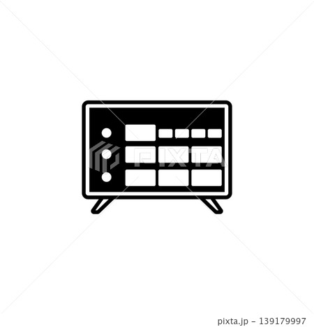 Smart TV Media Display Icon Smart TV Media Display Icon 139179997