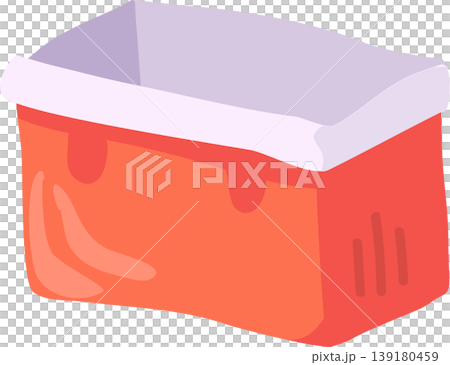 plastic container. a food container box with open top plastic container. a food container box with open top 139180459