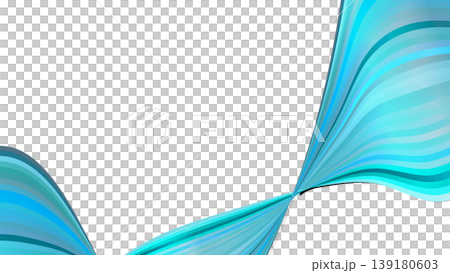 Light blue gradient 3D wave background, for business use, landscape orientation 16:9 Light blue gradient 3D wave background, for business use, landscape orientation 16:9 139180603