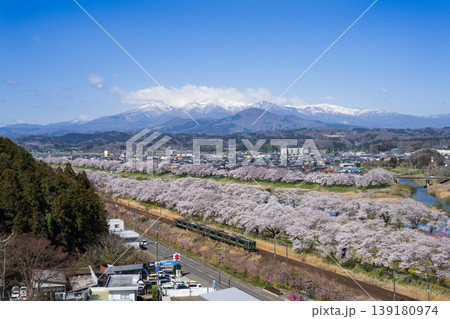 樅ノ木は残った展望台からの一目千本桜 139180974