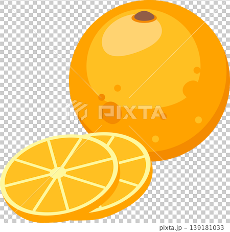 orange fruit citrus illustration with slices. for juice smoothie and clean eating concept orange fruit citrus illustration with slices. for juice smoothie and clean eating concept 139181033
