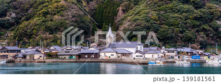 﨑津教会　パノラマ【熊本県天草市】 139181561