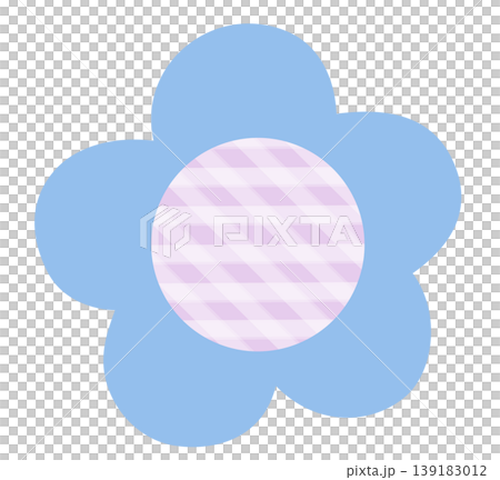 Pastel blue flower with checked pattern for floral print, spring, summer, nature, garden, plant, tree, blossom, blooming, fabric print, sticker, picnic, park, house yard, environment, patch, brooch Pastel blue flower with checked pattern for floral print, spring, summer, nature, garden, plant, tree, blossom, blooming, fabric print, sticker, picnic, park, house yard, environment, patch, brooch 139183012