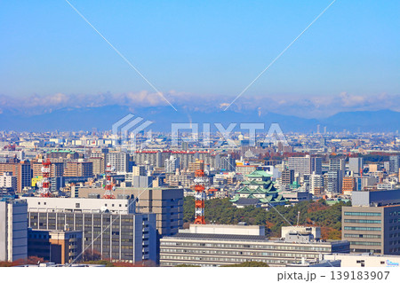 愛知県名古屋市、名古屋城周辺の風景 愛知県名古屋市、名古屋城周辺の風景 139183907