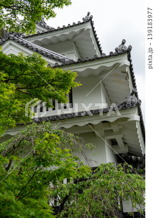 吉田城址の歴史を感じる豊橋の城跡風景 139183977