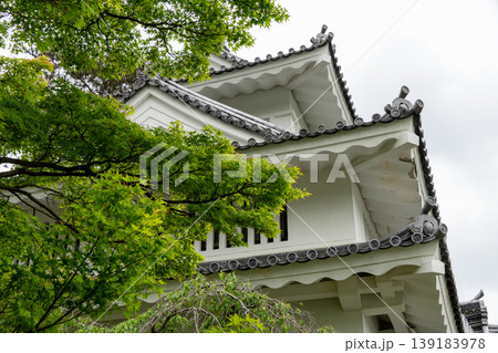 吉田城址の歴史を感じる豊橋の城跡風景 139183978