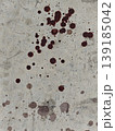A Close Up View of Fresh Blood Splatters on a Weathered Surface Suggesting Violence or Accident with Potential for Forensic Analysis 139185042