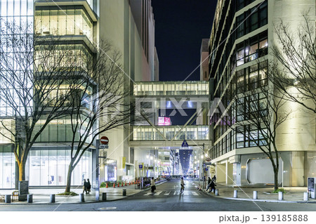 名古屋市街夜景 入江町通 ラシック 愛知県名古屋市 名古屋市街夜景 入江町通 ラシック 愛知県名古屋市 139185888