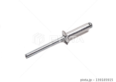 blind metal rivet isolated on white 139185915