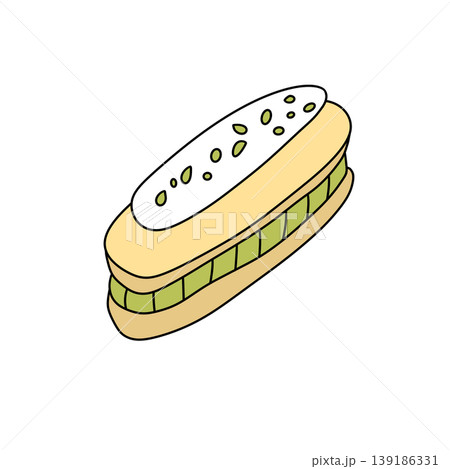 Simple photo of a sandwich 139186331