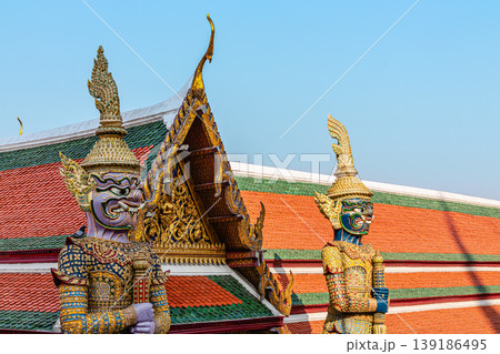 Wat Phra Kaew, Temple of the Emerald Buddha, Bangkok, Thailand 139186495