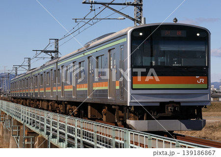 西川越～的場を走る 八高線205系 3000番台 83編成 139186867