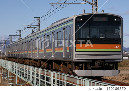 西川越~的場を走る 八高線205系 3000番台 81編成 西川越~的場を走る 八高線205系 3000番台 81編成 139186870