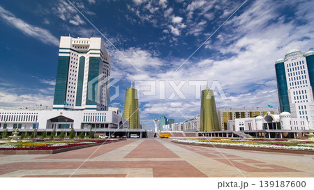 The building of the Senate of the government of the Republic of Kazakhstan timelapse hyperlapse in Astana The building of the Senate of the government of the Republic of Kazakhstan timelapse hyperlapse in Astana 139187600