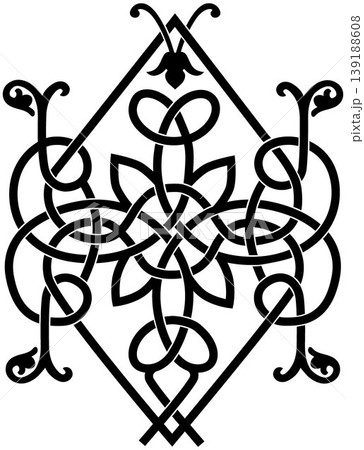 Ethnic ornament pattern. Vector illustration. From collection of ancient russian ornaments 139188608