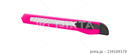 Bright Pink Utility Knife with Black Handle Design Bright Pink Utility Knife with Black Handle Design 139189179