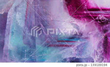Raw Purple Fluorite Crystal Abstract Macro Background Texture 139189194
