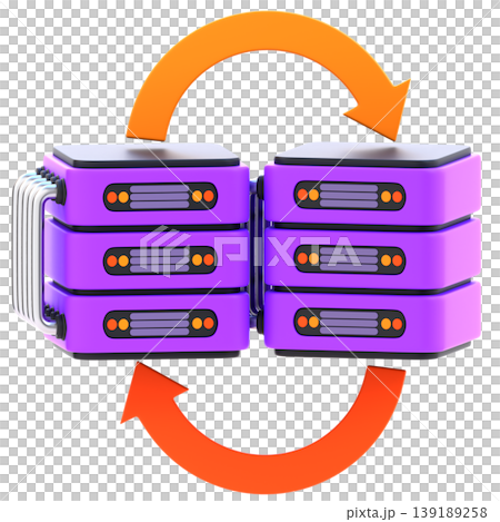 Data Migration Soft 3D UI Icon in Glossy Clay Tech Style with Rounded Cloud Transfer Design for Server Migration, SaaS Platforms, Web Dashboards, and Apps Data Migration Soft 3D UI Icon in Glossy Clay Tech Style with Rounded Cloud Transfer Design for Server Migration, SaaS Platforms, Web Dashboards, and Apps 139189258