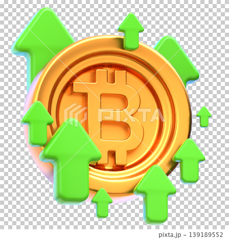 Bitcoin Profit Glossy 3D Crypto Icon for UI Dashboard, SaaS Landing Page, Web3 Presentation Bitcoin Profit Glossy 3D Crypto Icon for UI Dashboard, SaaS Landing Page, Web3 Presentation 139189552