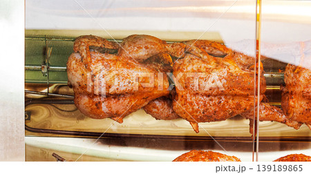 Grilled Chicken Cooking Process Grilled Chicken Cooking Process 139189865
