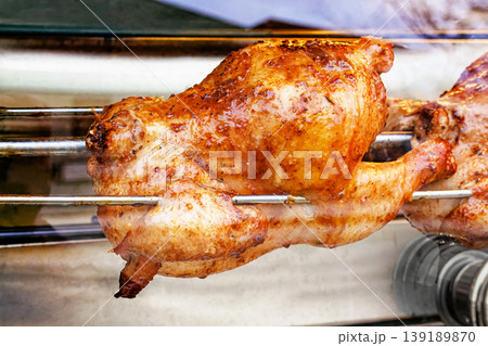 Grilled Chicken Cooking Process 139189870