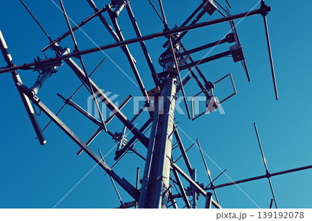 青空と電波塔 アンテナ 青空と電波塔 アンテナ 139192078